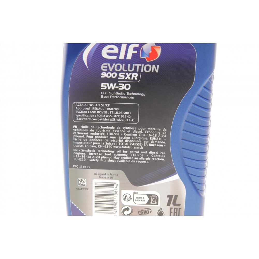 Олива 5W30 Evolution 900 SXR (1L) (456602) (ACEA A5/B5/API SM/CF/RN 0700/RN 0710)