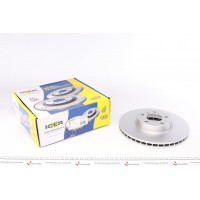 Диск гальмівний (передній) BMW X5 (E70) 06-13/X6 (E71/E72) 10-14 (332x30) (з покриттям) (вентил.)