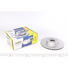 Диск гальмівний (передній) BMW X5 (E70) 06-13/X6 (E71/E72) 10-14 (332x30) (з покриттям) (вентил.)