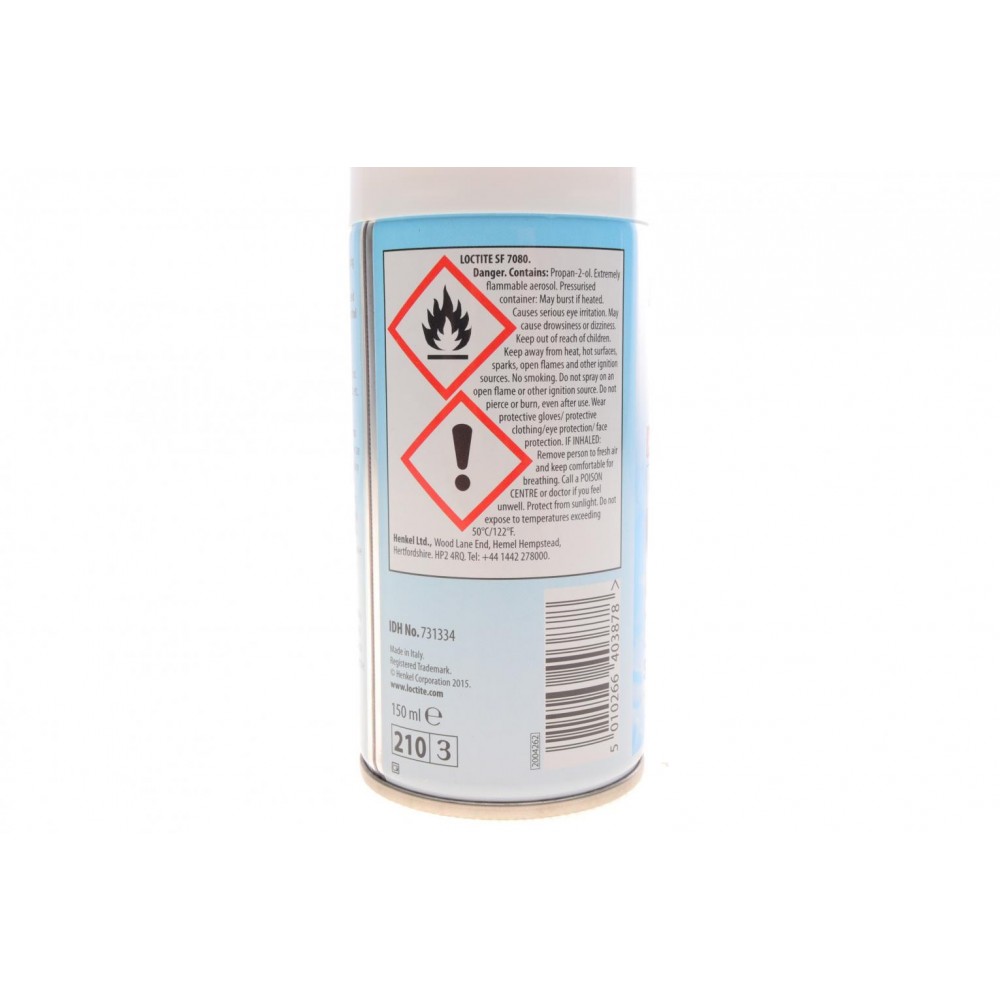 LOCTITE SF 7080, Hygiene Spray 150ML Засіб для очистки кондиціонера (150ml) замінений на 731335