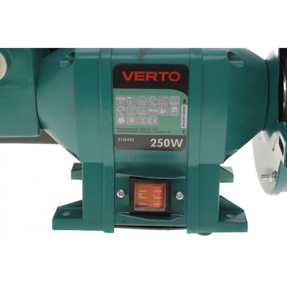Верстат точильний Ø150-200 mm/220 V/250 W/2950 rpm (настільний)