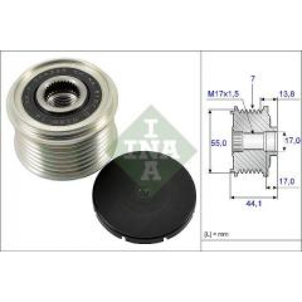Шків генератора Subaru Forester 2.0D 08-