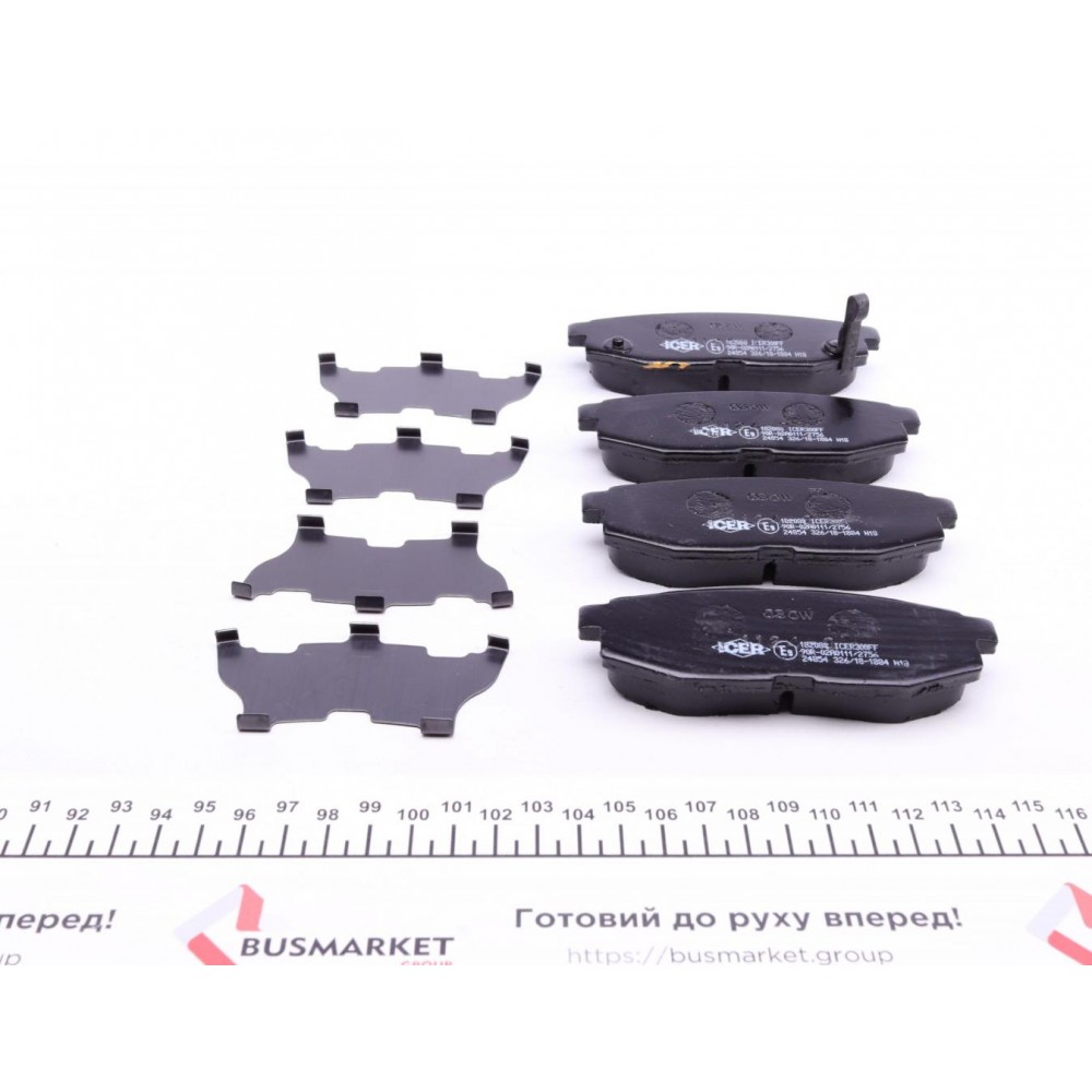 Колодки гальмівні (задні) Subaru Impreza/Outback 08-/Legacy 09-14/Forester 13-