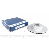 Диск гальмівний (задній) BMW X5 (E70/F15/F85) 4.8-5.0/3.0d 06-13 (345x24)