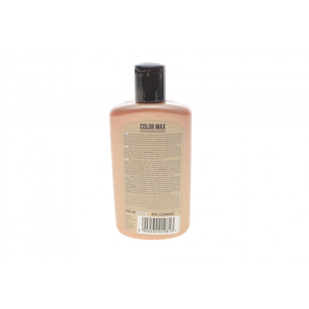 Поліроль для кузова з воском Color Max Red (250ml) (відтіняючий червоний)