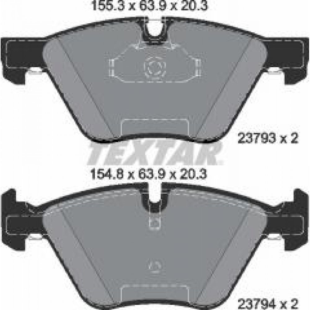 Колодки гальмівні (передні) BMW 5 (E60/E61) 03-10 (Teves) Q+