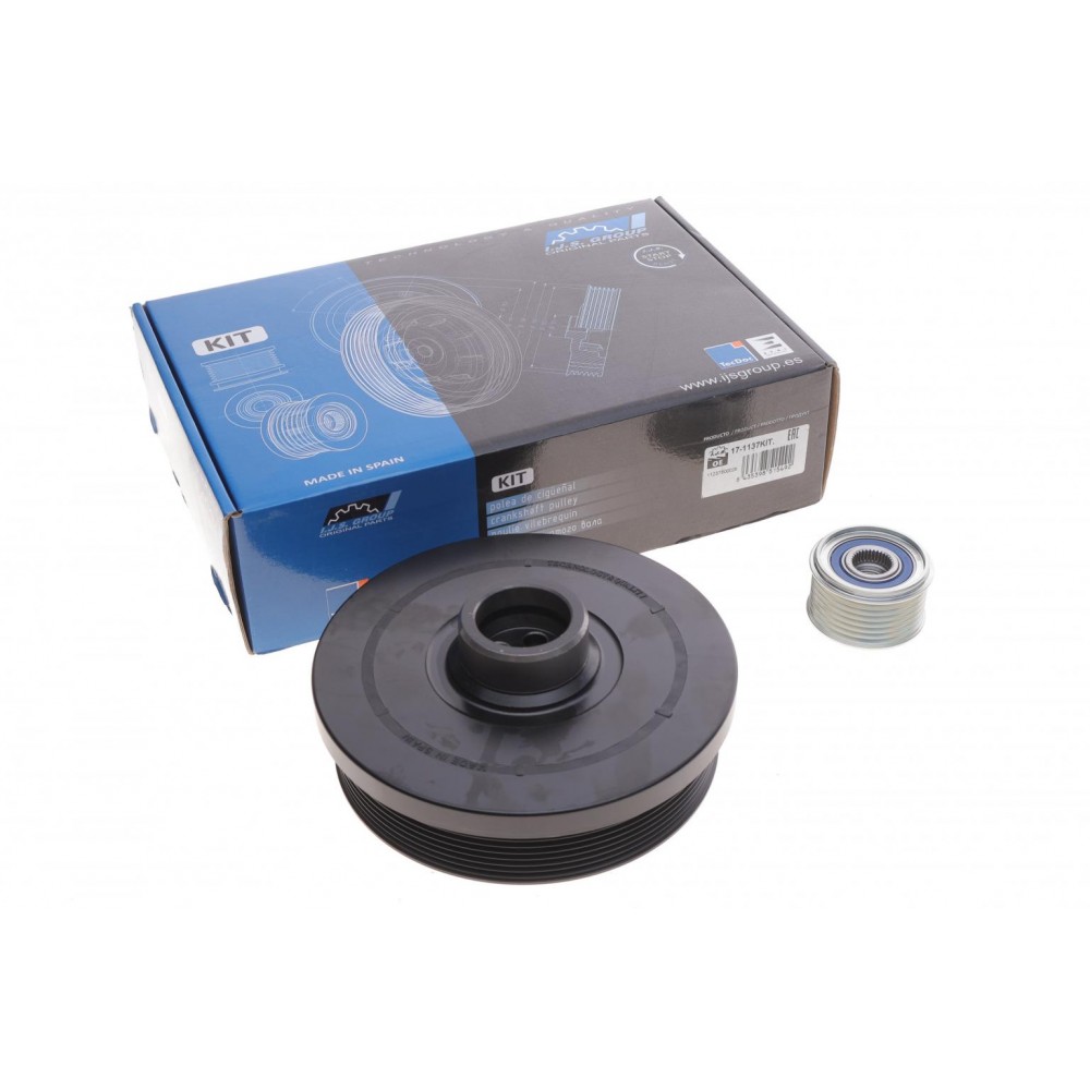 Шків колінвалу + шків генератора BMW 5/7/X5/X6 2.5-4.0D 08- (7PK)