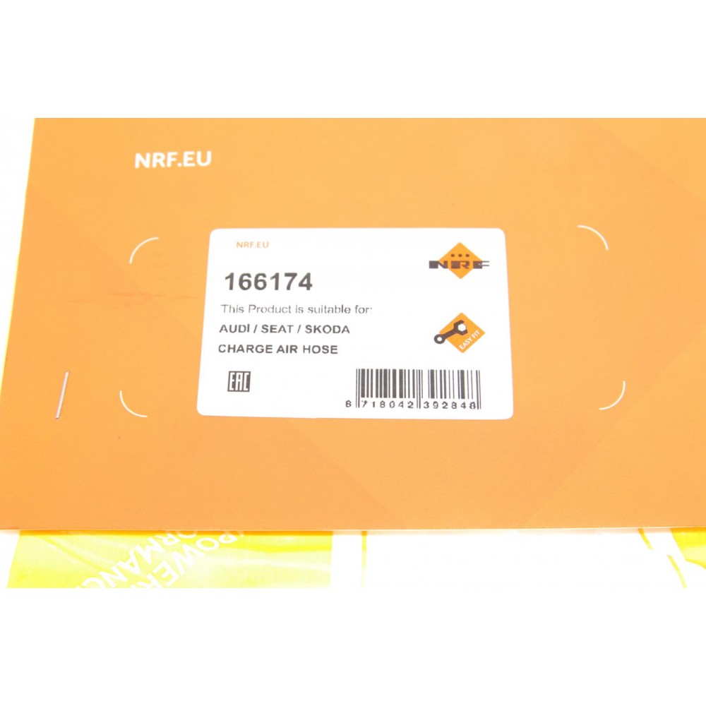 Патрубок інтеркулера (верхній) (L) Audi A1/Seat Ibiza/Toledo/Skoda Fabia/Rapid/VW Polo 1.2D/1.6D 09-