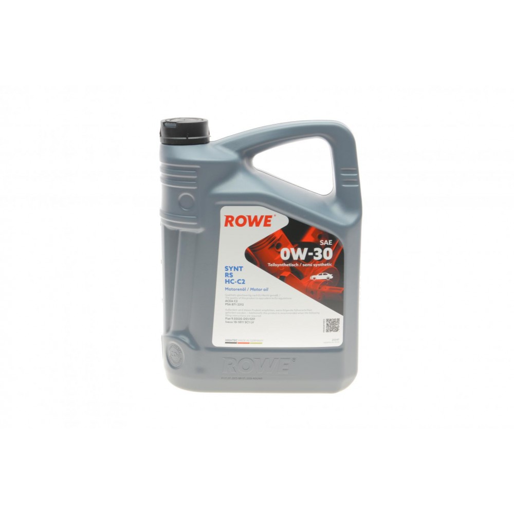 Олива 0W30 HIGHTEC SYNT RS HC-C2 (5L) (9.55535-DS1/GS1/IVECO 18-1811 SC1 LV/PSA B71 2312) (ACEA C2)