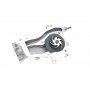 Помпа води Opel Astra J/Insignia A/Zafira C/Meriva B 1.4 09-/Corsa D 1.2-1.4 09-14 (B/B) (6 лоп)