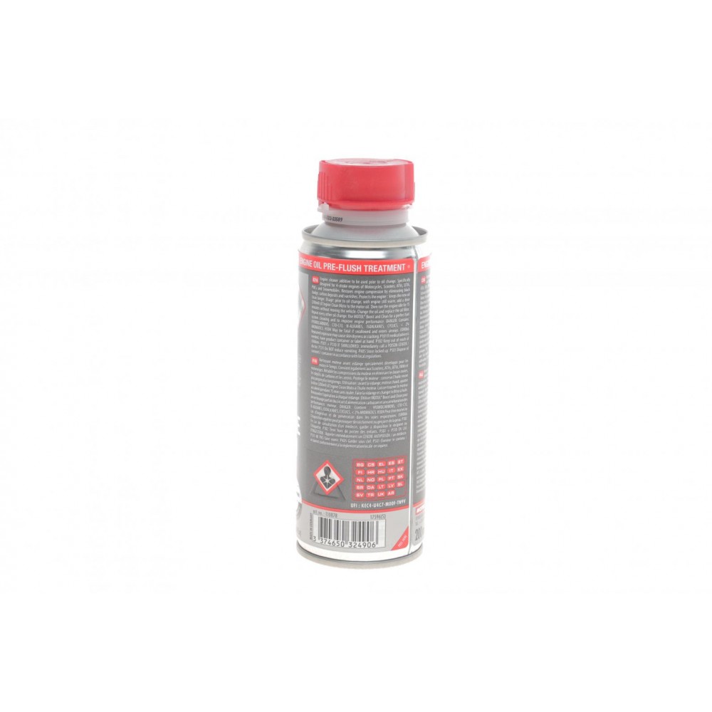 Засіб для промивки масляної системи двигуна мотоцикла Engine Clean Moto (200ml)