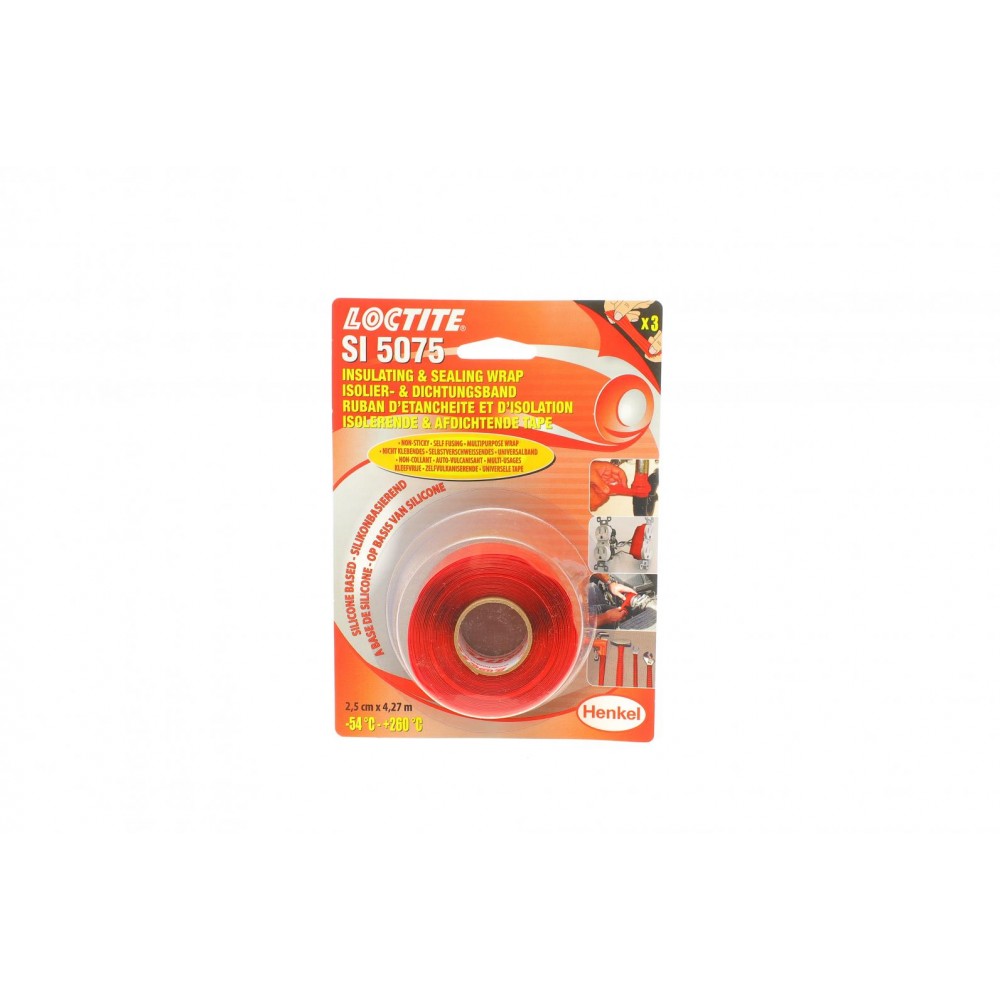LOCTITE SI 5075, 4,27M Стрічка силіконова -54/+260°C (міцність 48 Н/мм)