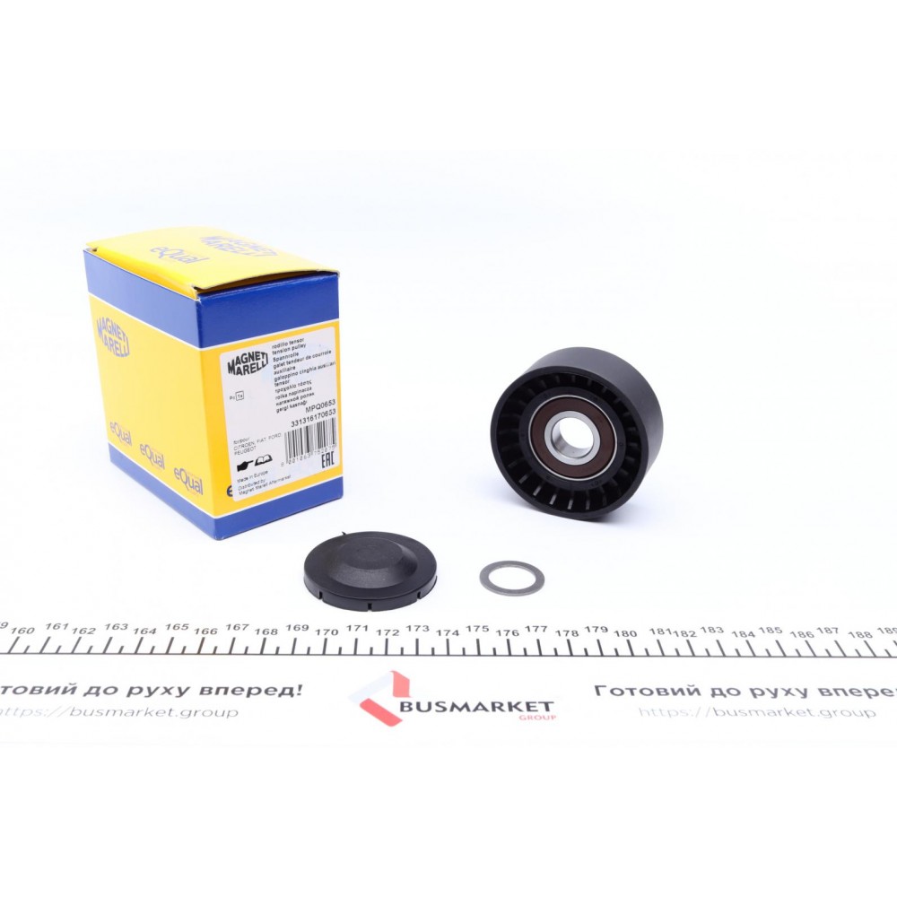 Ролик генератора Citroen Jumper/Fiat Ducato/Ford Transit/Peugeot Boxer 2.2HDI 06- (натяжний) (65x26) (MPQ0653)