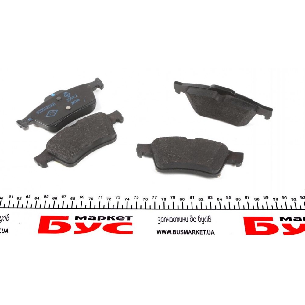 Колодки гальмівні (задні) Renault Laguna II/Megane II 01-/Ford Connect 02-