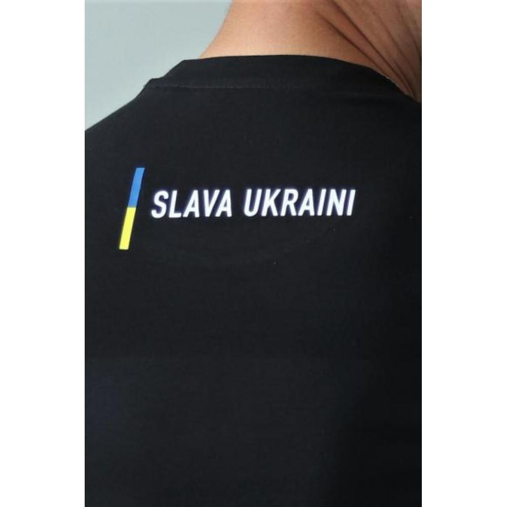 Футболка патріотична BM Parts, чорна, XL