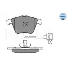 Колодки гальмівні (передні) Audi A3/Seat Leon/Skoda SuperB/VW Golf/Passat 03-15