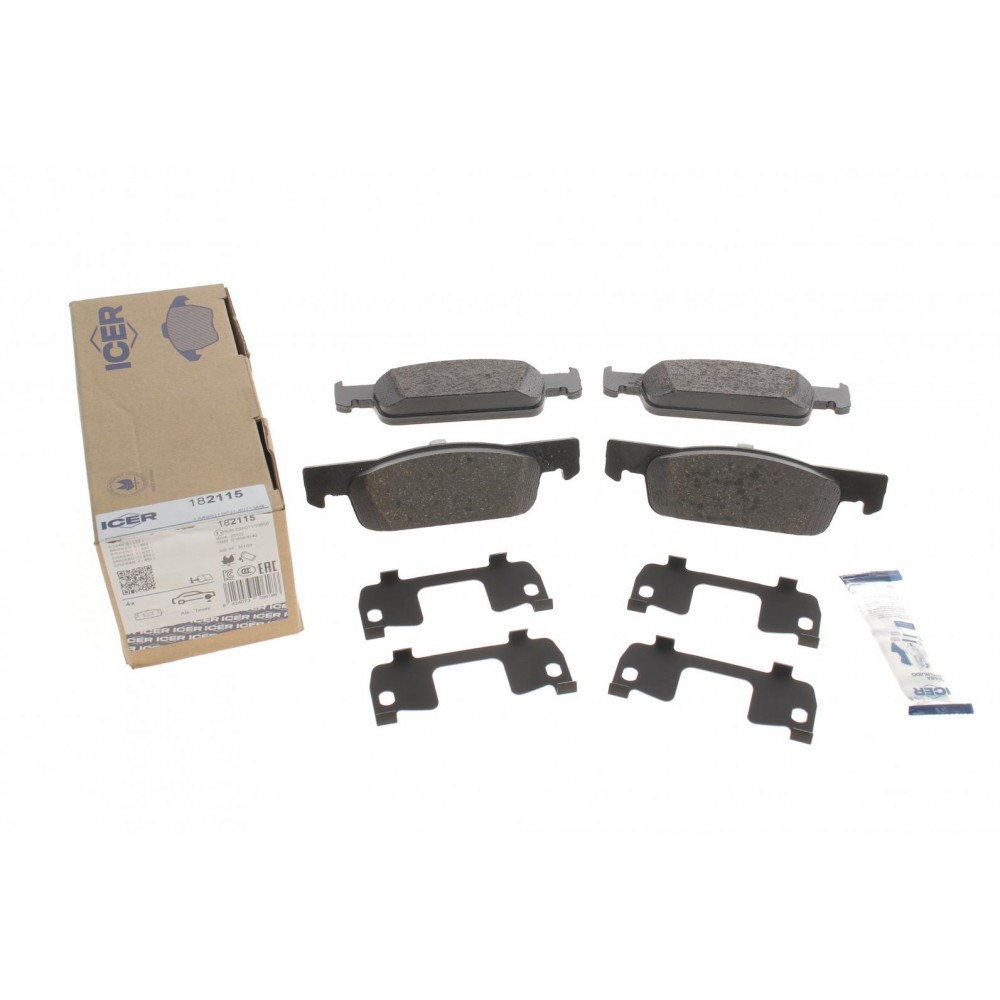 Колодки гальмівні (передні) Dacia Logan 12-/Renault Clio IV/Sandero/Twingo 13-/Smart Fortwo 14-