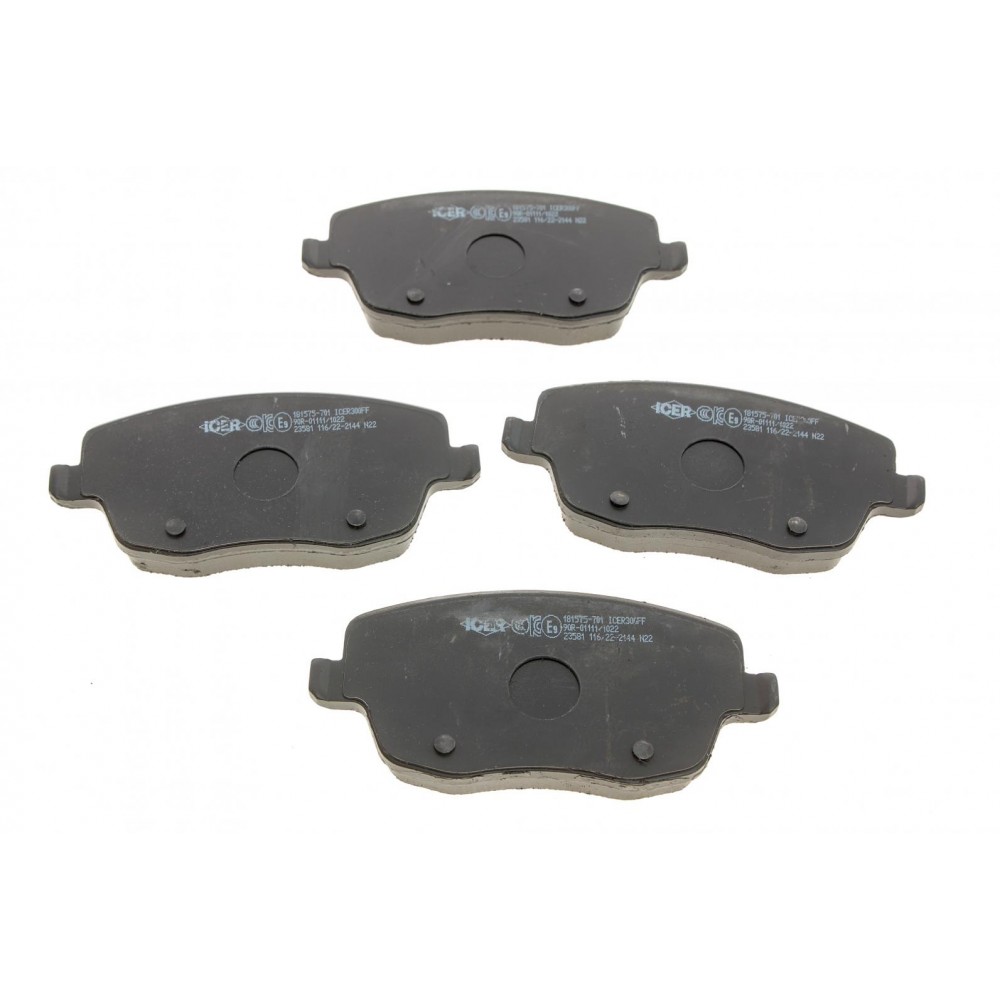 Колодки гальмівні (передні) Seat Cordoba/Ibiza IV/VW Polo/Skoda Fabia 99-15/Roomster 06-15