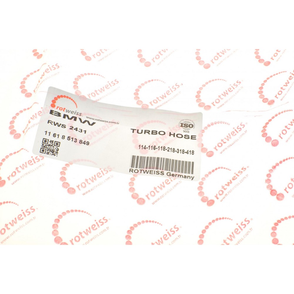 Патрубок інтеркулера (L) BMW 1 (F20/F21)/3 (F30/F80) 15- B37/B38