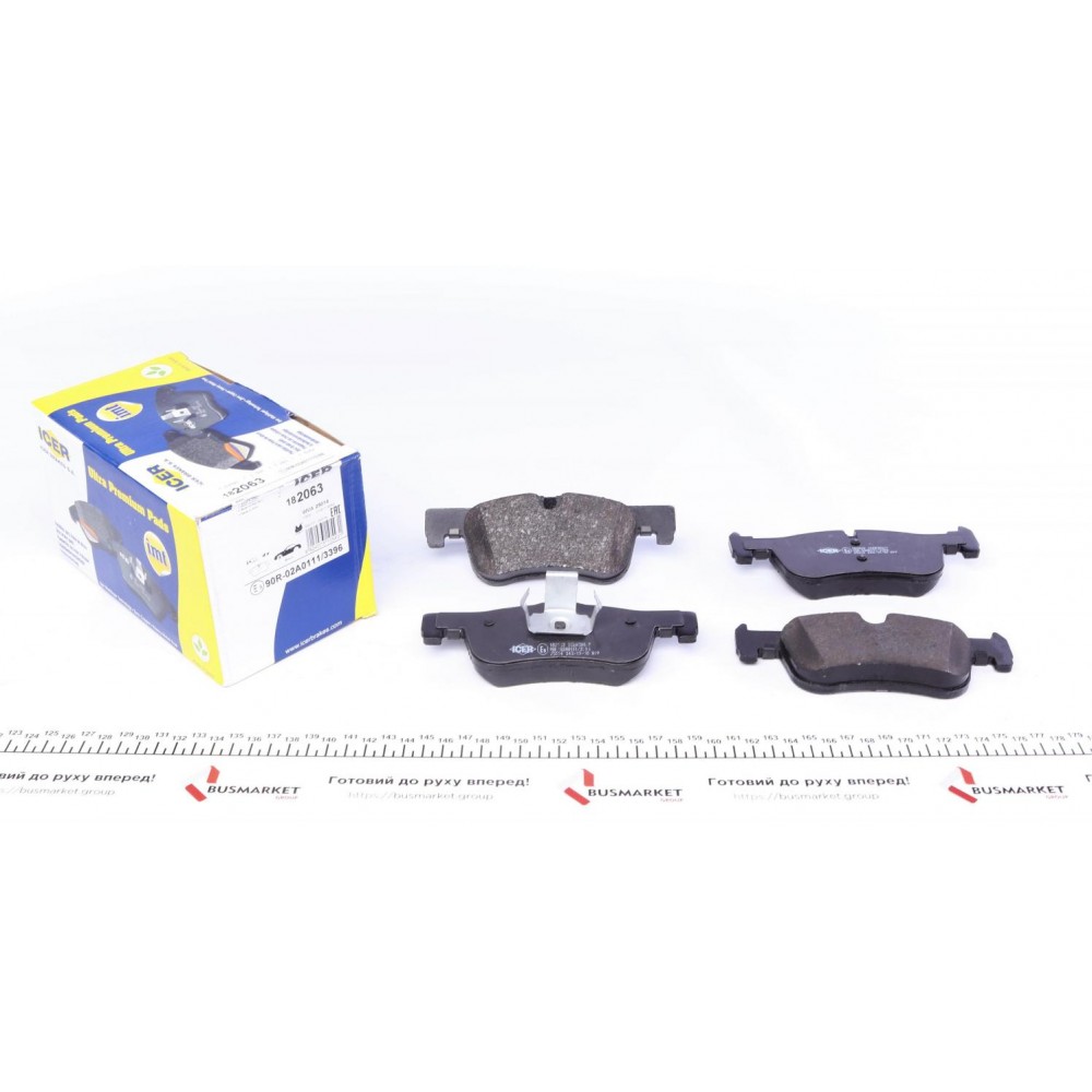 Колодки гальмівні (передні) Audi Q5 13-17/BMW 1 (F20/F21) 11-/2 (F22/F23/F87/F45/F46) 14-