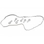 Прокладка кришки клапанів BMW 3 (F30/F80)/5 (F10) 3.0D N57 10-