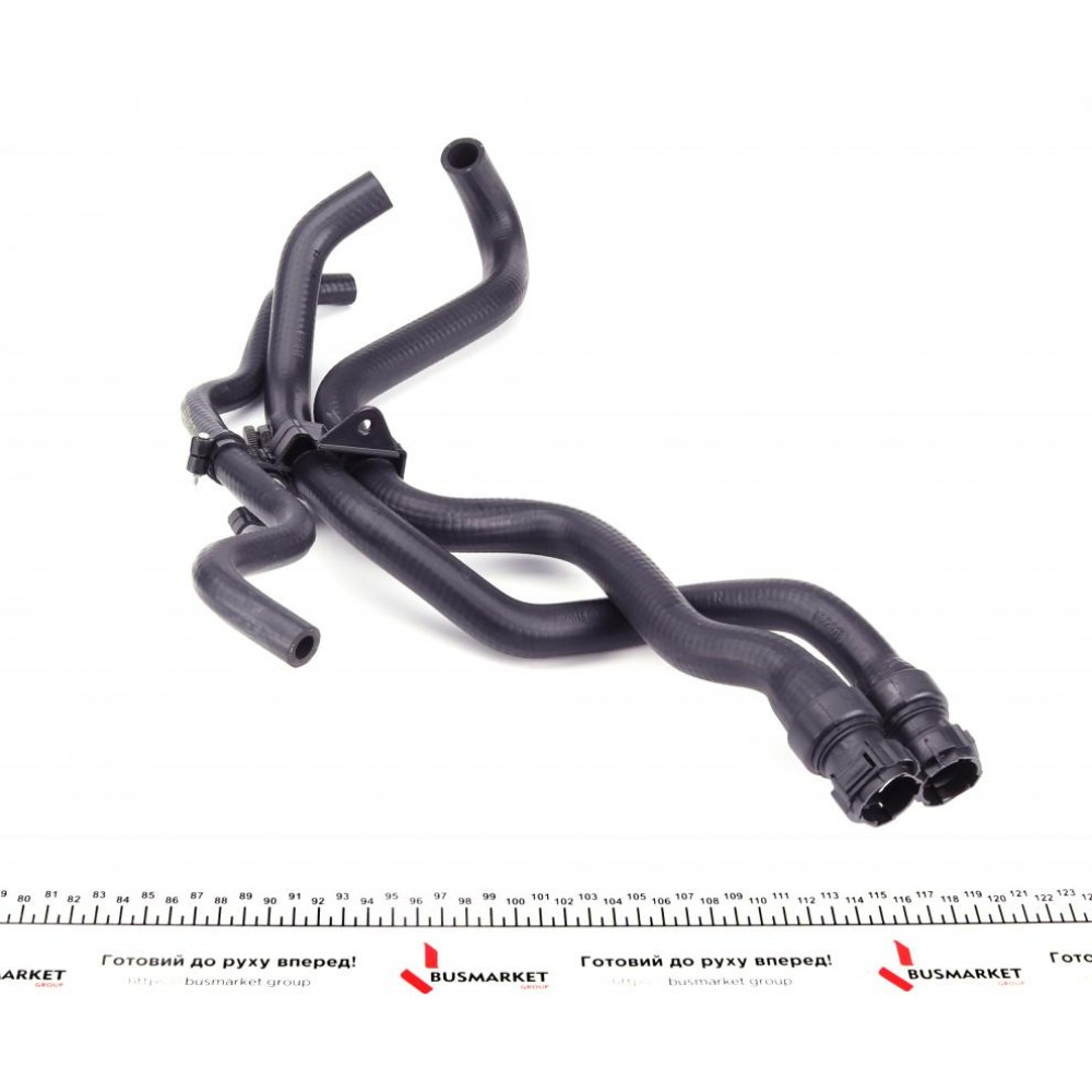 Патрубок радіатора пічки Renault Clio II/Kangoo 1.4/1.6 97- (к-кт в зборі)