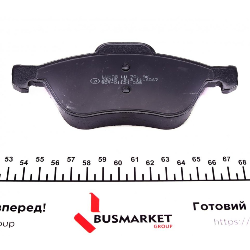 Колодки гальмівні (передні) Renault Laguna II 01- (Ate)