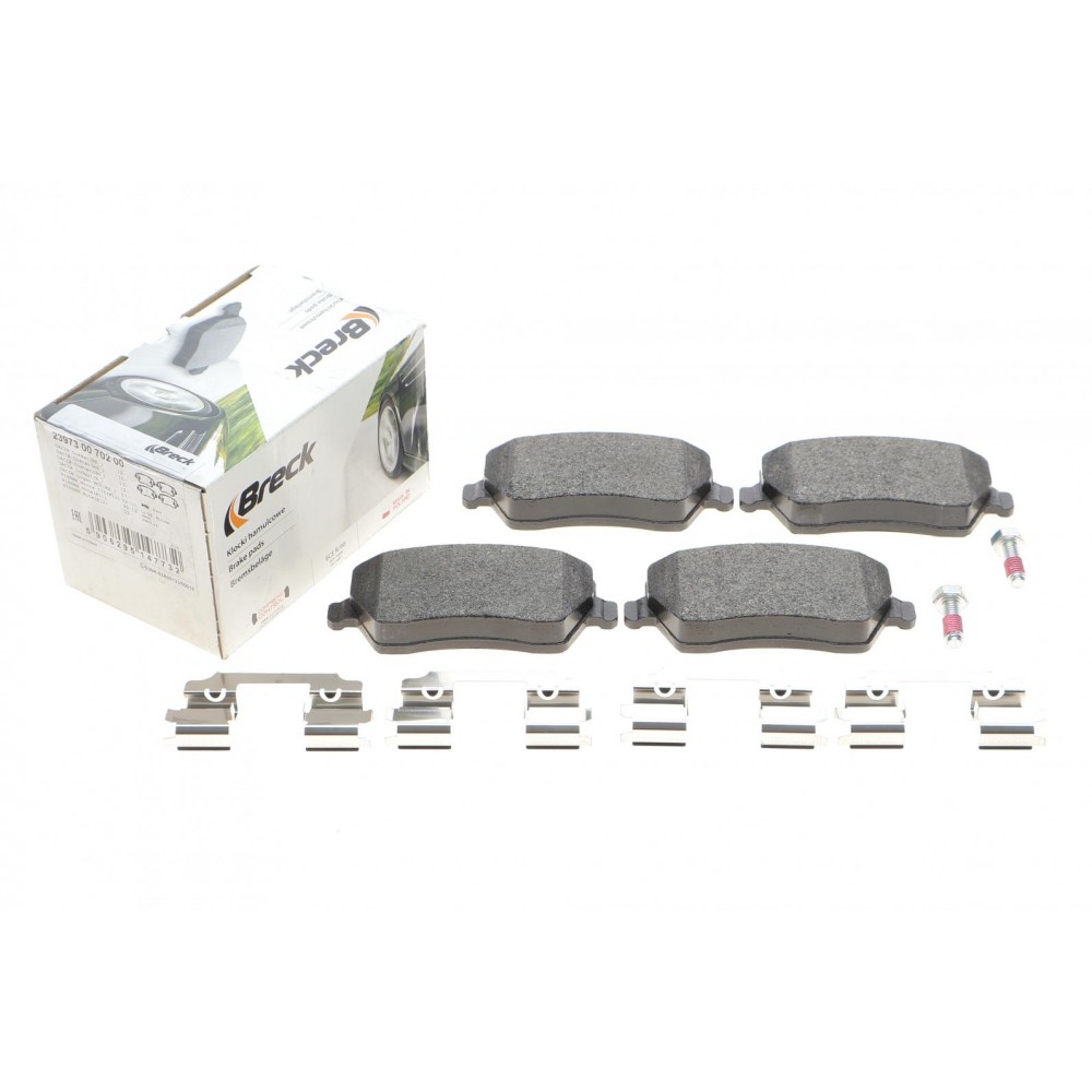 Колодки гальмівні (передні) Renault Kangoo 1.5dCi/1.6 08- (з комплектом планок супорта прижимних)