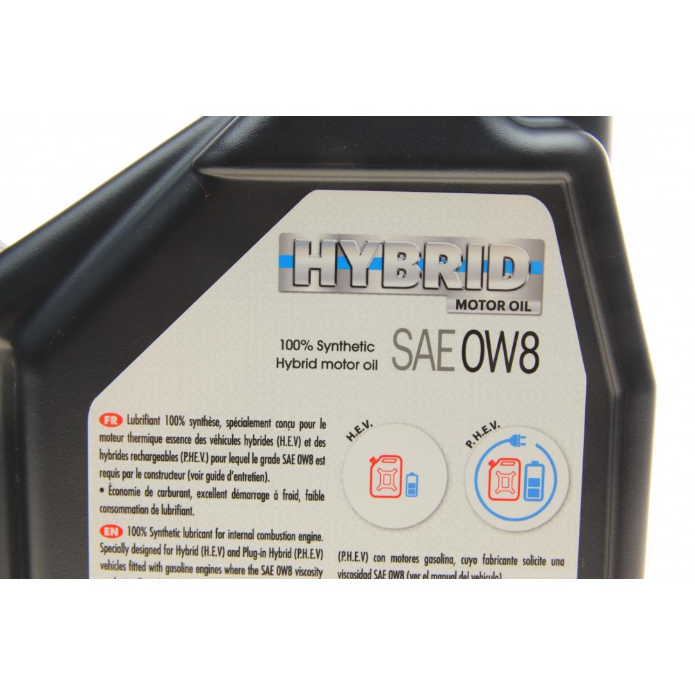 Олива 0W8 NGEN Hybrid (4L) (107155) (SAE J 300/ASTM D1298/ASTM D445/D4741/D2270) знятий з виробн
