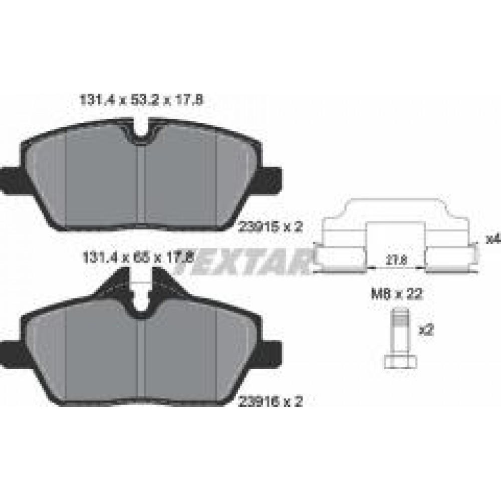 Колодки гальмівні (передні) BMW 1 (E87) 03-12 (Lucas) Q+