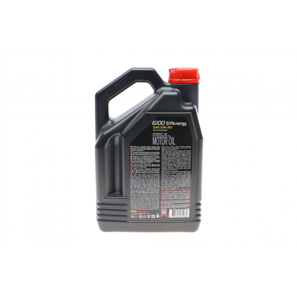Олива 5W40 Syn-nergy 6100 (4L) (MB 229.5/VW 502 00/505 00/LL-01/RN0710/RN0700) (107978) замена на 368450