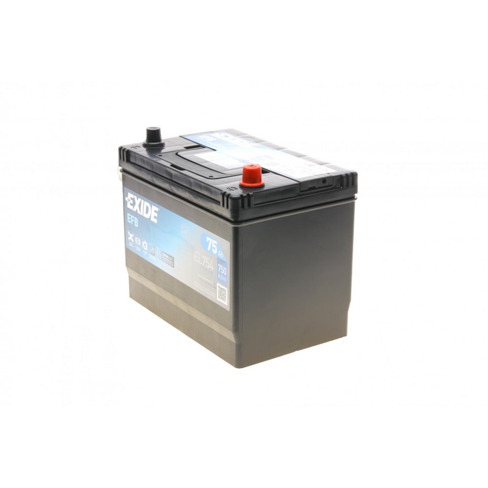 Акумуляторна батарея 75Ah/750A (270x173x222/+R/B0) (Start-Stop EFB) Азія