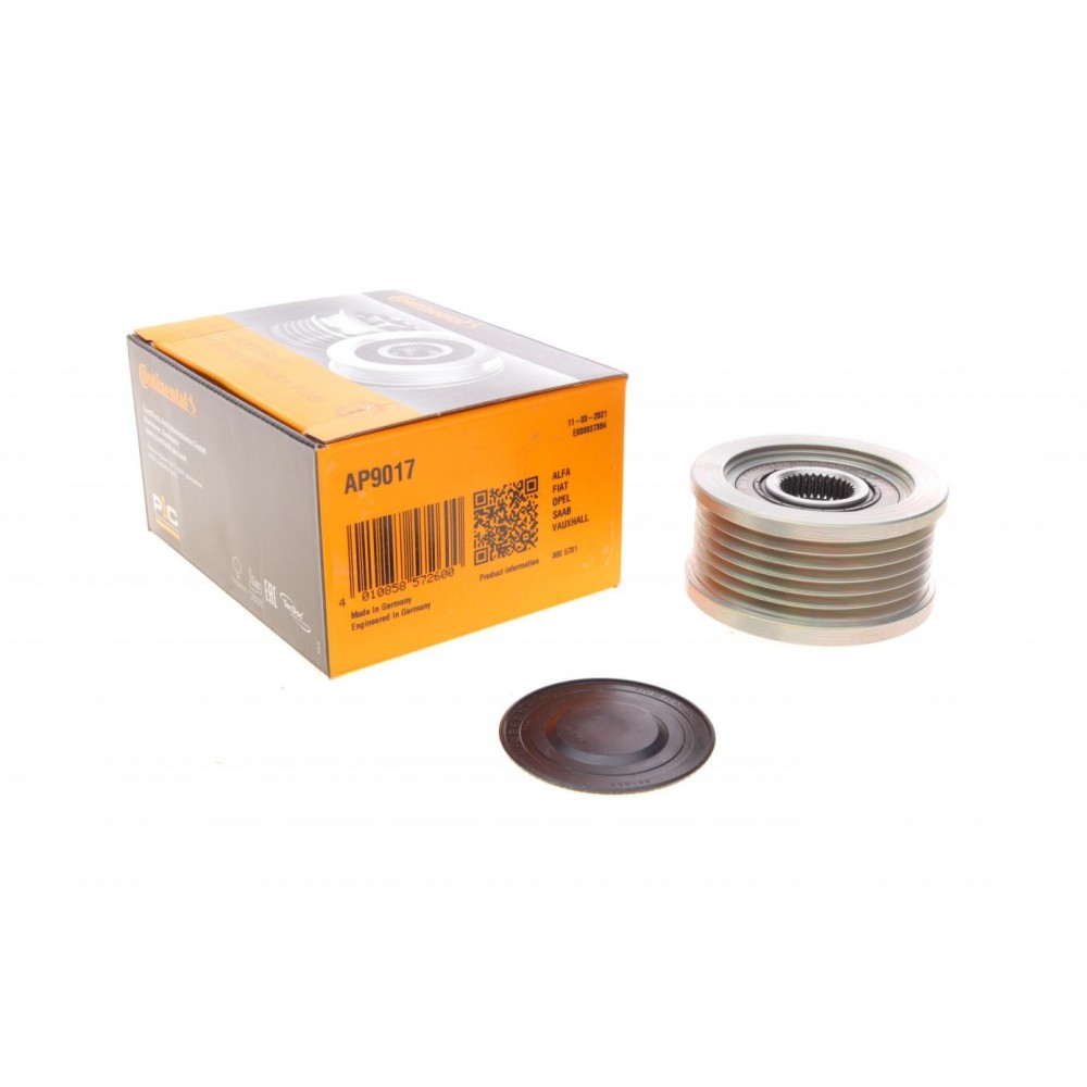 Шків генератора Fiat Doblo/Stilo/Punto 1.9D/JTD 01-/Opel Astra H/Vectra C/Zafira 1.9CDTI 05-15 (6PK)