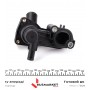 Фланець системи охолодження Ford Connect 1.8 TDCI 02- (з термостатом та ущільненням)