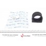 Втулка стабілізатора (переднього) BMW 5 (E60/E61/E63) 01-10 (d=51,5mm)