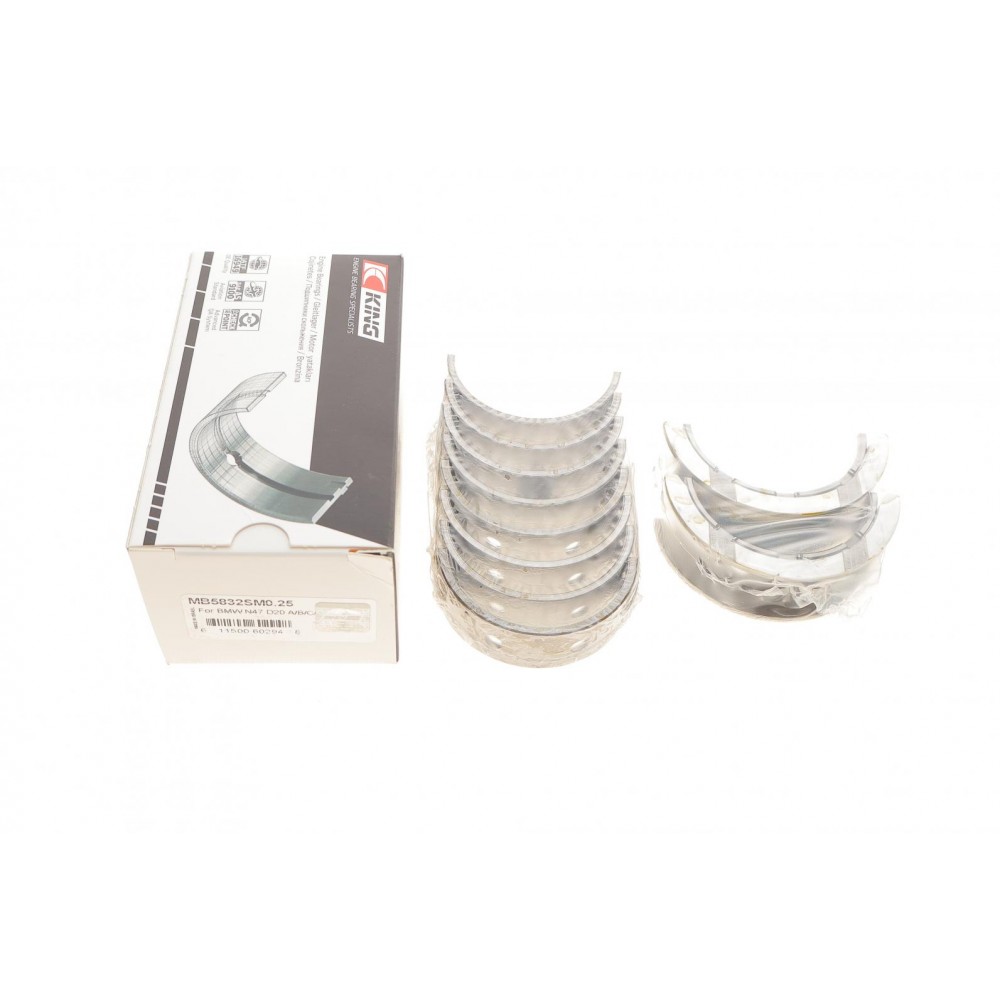 Вкладиші корінні BMW 1/2/3/4/5/X1/X3/X5 1.6/2.0d (N47) (+0.25)