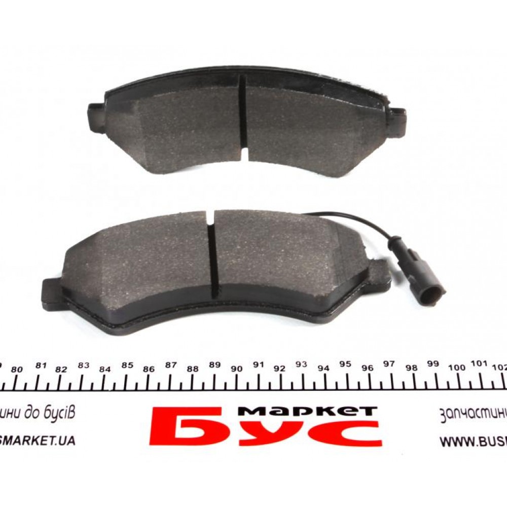 Колодки гальмівні (передні) Citroen Jumper/Fiat Ducato/Peugeot Boxer 2.0-3.0HDi 06- R16(з датчиком)