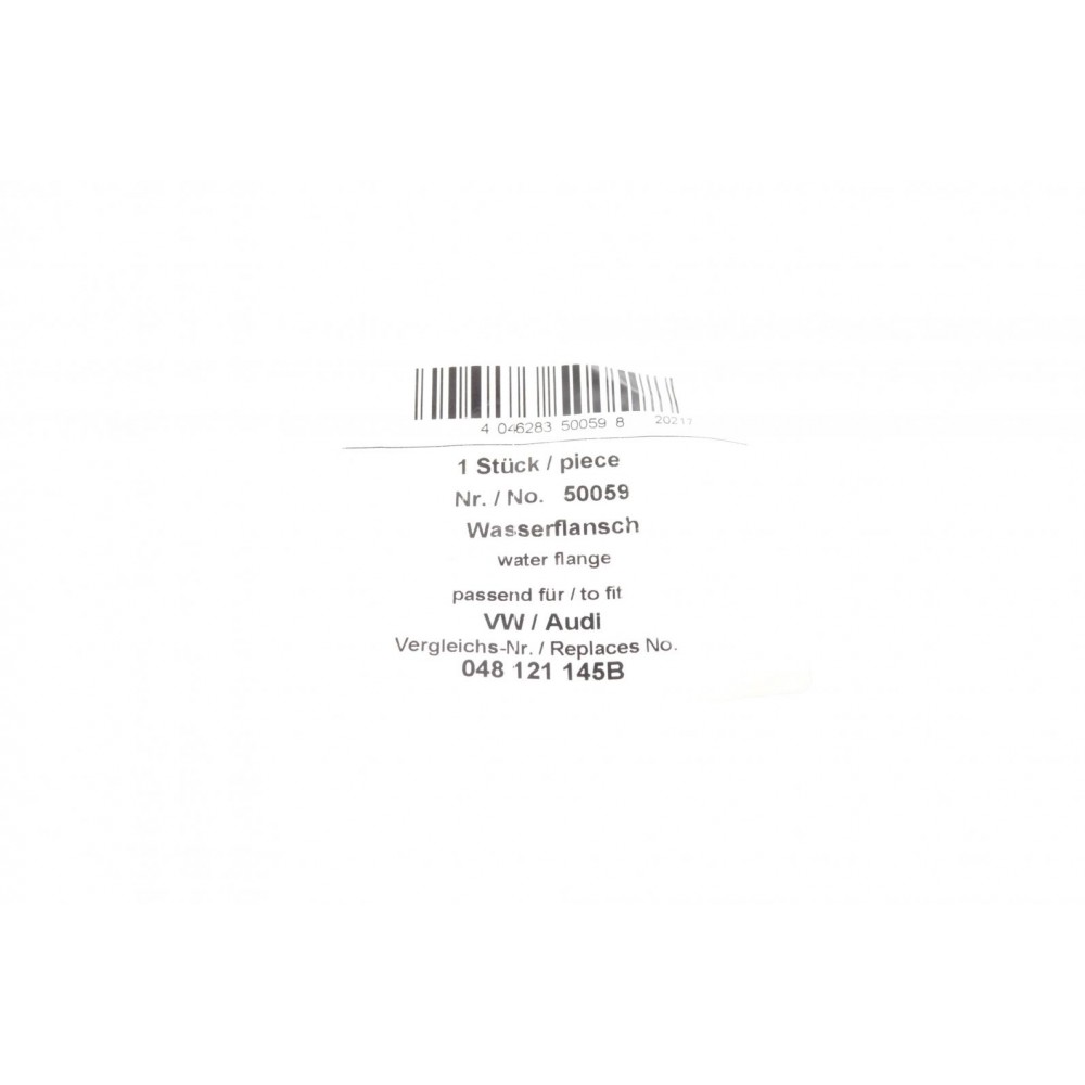 Фланець системи охолодження Audi 80 1.9D/2.0 89-98