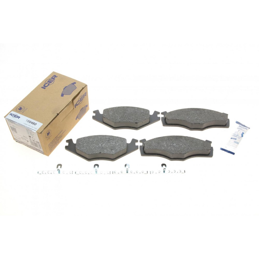 Колодки гальмівні (передні) Seat Cordoba/Ibiza/Toledo 93-02/VW Caddy/Passat B2-B4 79-92/Golf 74-99
