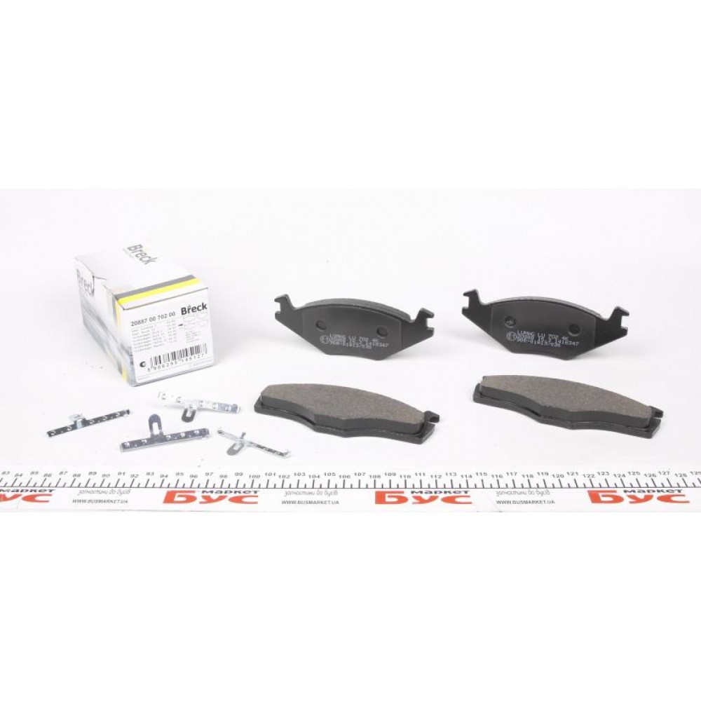 Колодки гальмівні (передні) VW Golf/Jetta 83-91 (137.7x15.3x48.6)