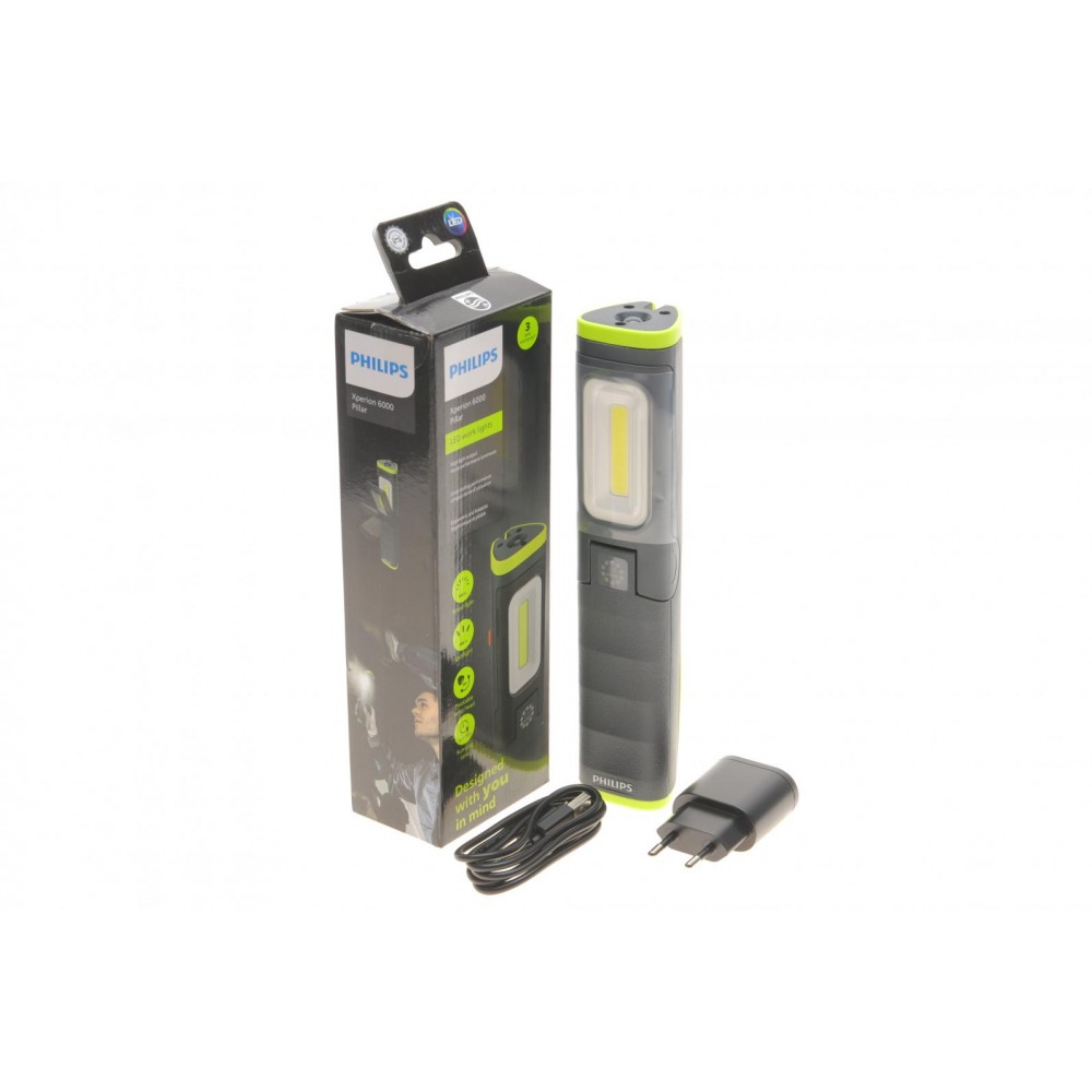 Ліхтарик інспекційний Xperion 6000 Pillar (6000K/режими 500lm/250lm/180lm/нахил 90°/гачок 360°/магніт)