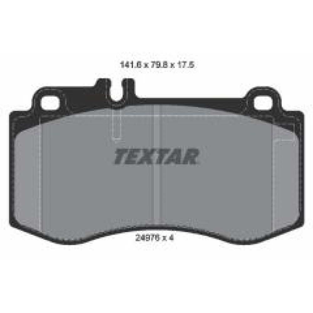 Колодки гальмівні (передні) MB E-class (W212) 09-16 (Brembo)