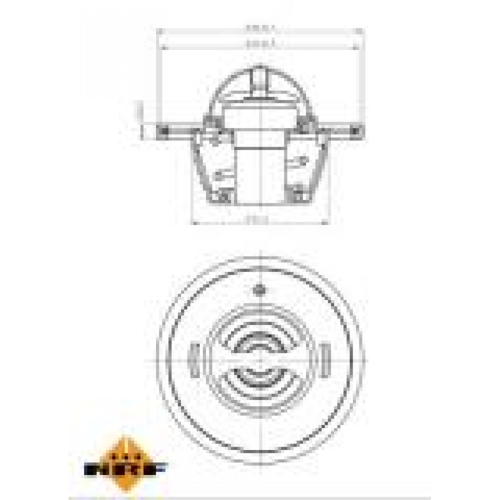 Термостат Kia Ceed/Cerato/Hyundai i10/i20/i30 1.1-1.6CRDi 05- (85°)