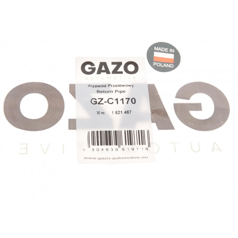Шланг зливний Ford Focus/Tourneo Connect 1.8TDCi 05-15
