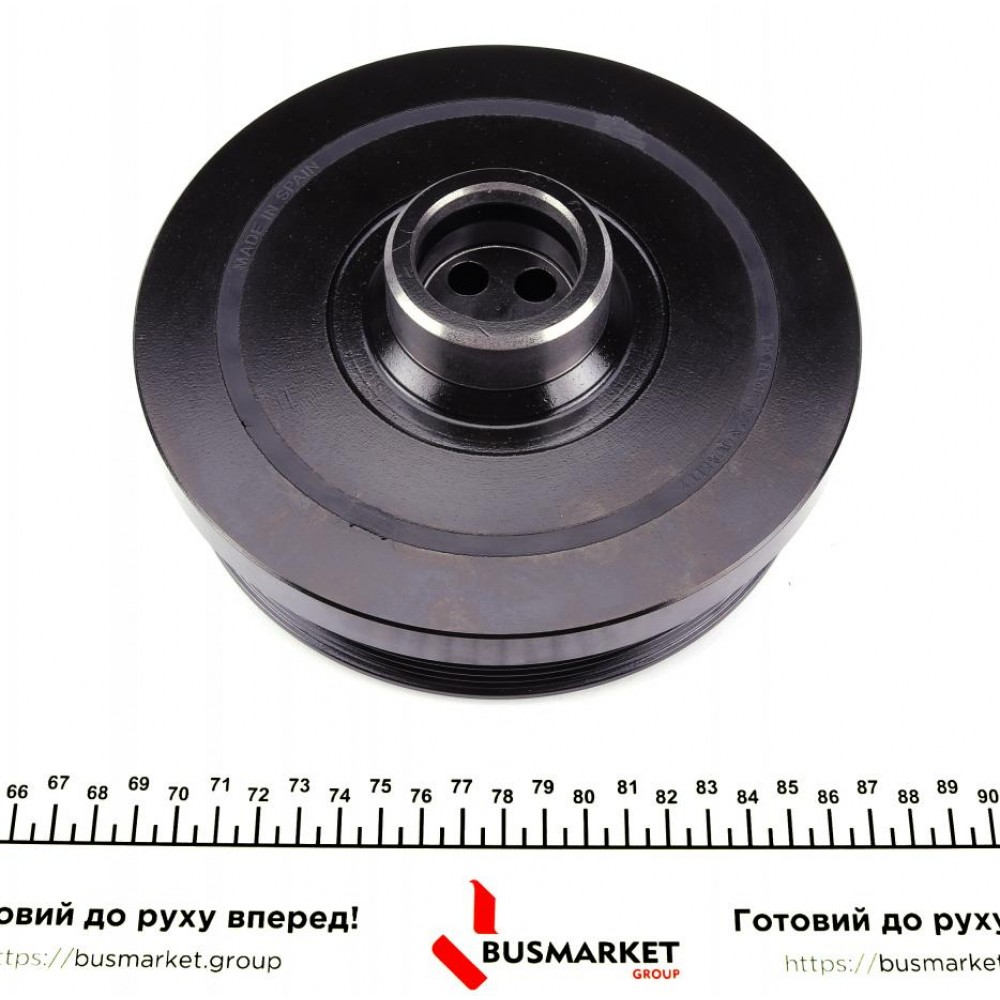 Шків колінвалу + шків генератора BMW 1/3/X1/X3 2.0D 04- (6PK)