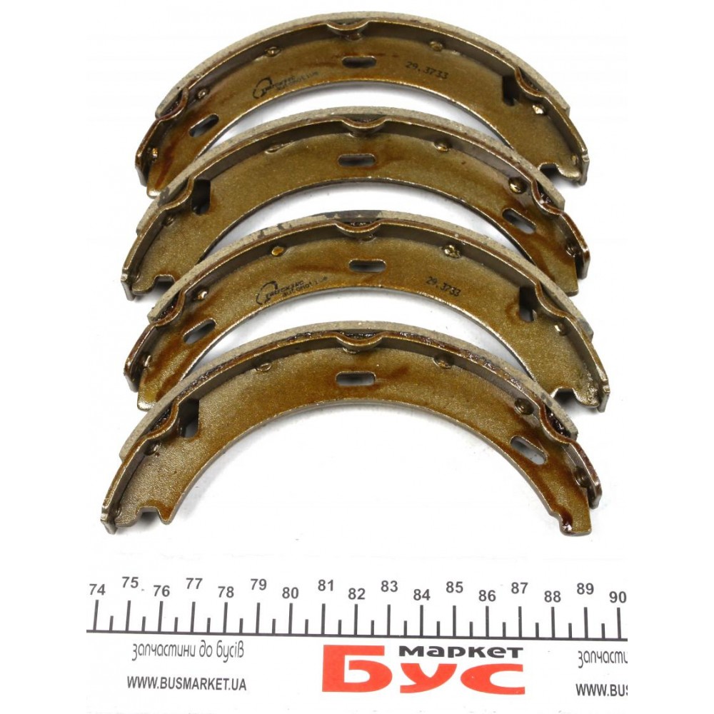 Колодки ручника MB (W124/W201/W210) 82- (164x20)