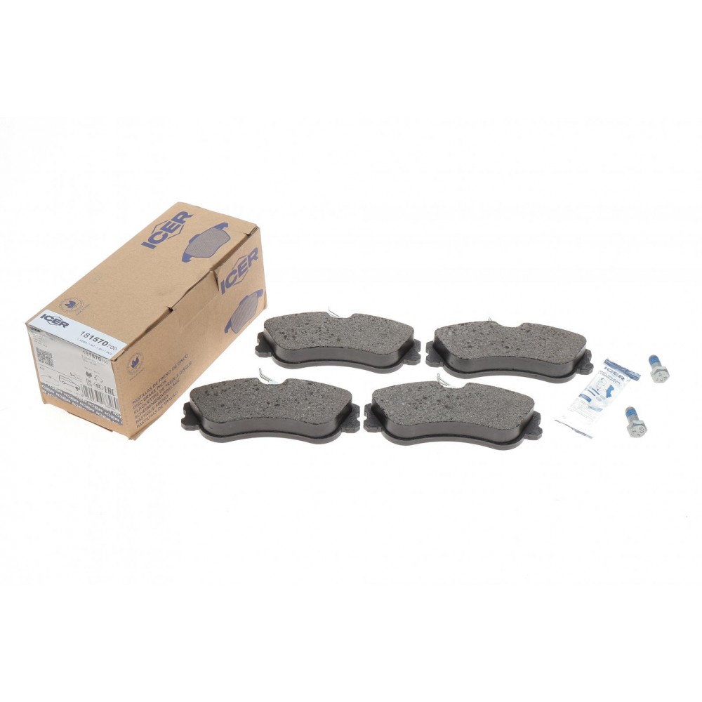 Колодки гальмівні (передні) Citroen Berlingo 99-11/Peugeot 206 99-/Partner 96-15