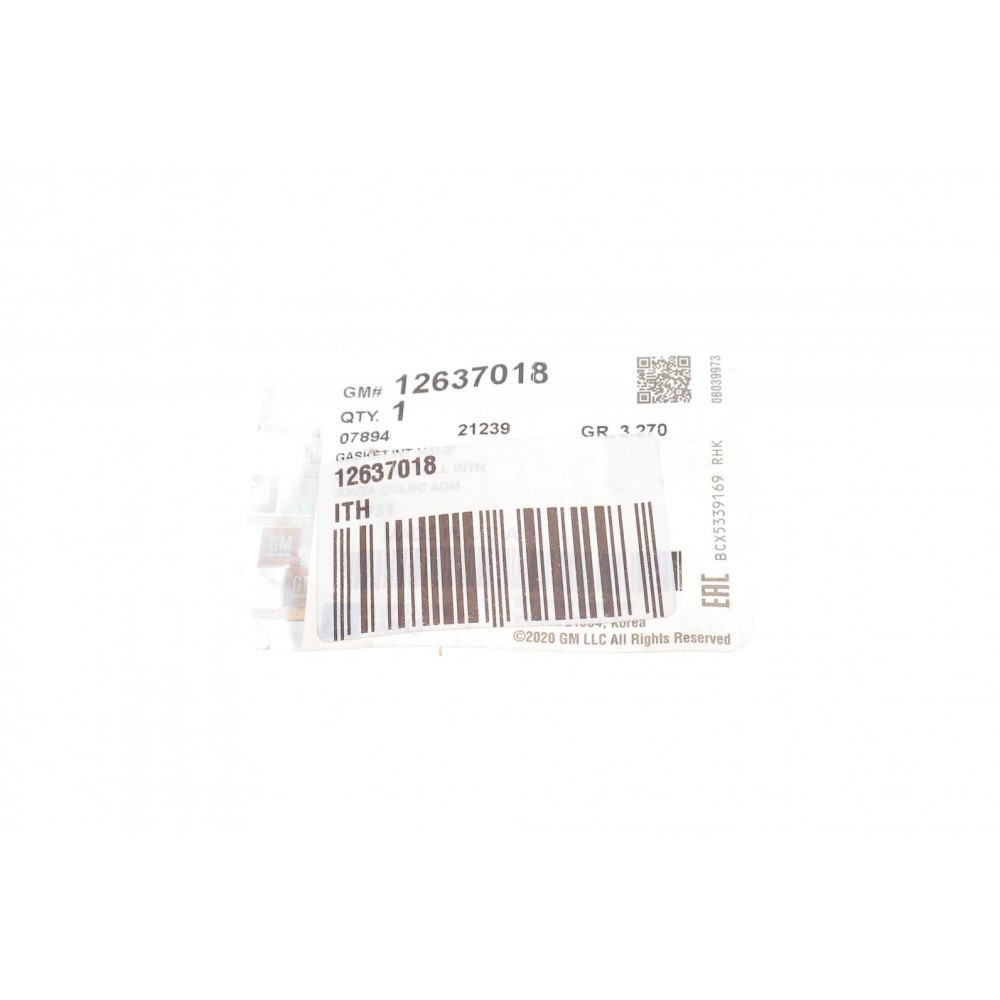 Прокладка колектора впускного Opel Astra K 1.4T/Insignia B 1.5 15-