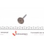 Клапан (випуск) Honda Accord V/VI 2.0TDI/Land Rover Freelander 2.5 (32.6x7x86.7) (азотування)