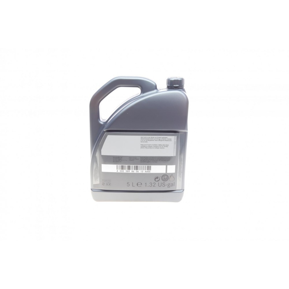 Олива 5W40 MB229.5 (5л) заміна на 000989630813AAEE